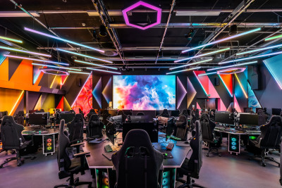 The new E-Sports Arena at St Mary's University in Twickenham